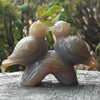 Love Birds Carving ~ Agate