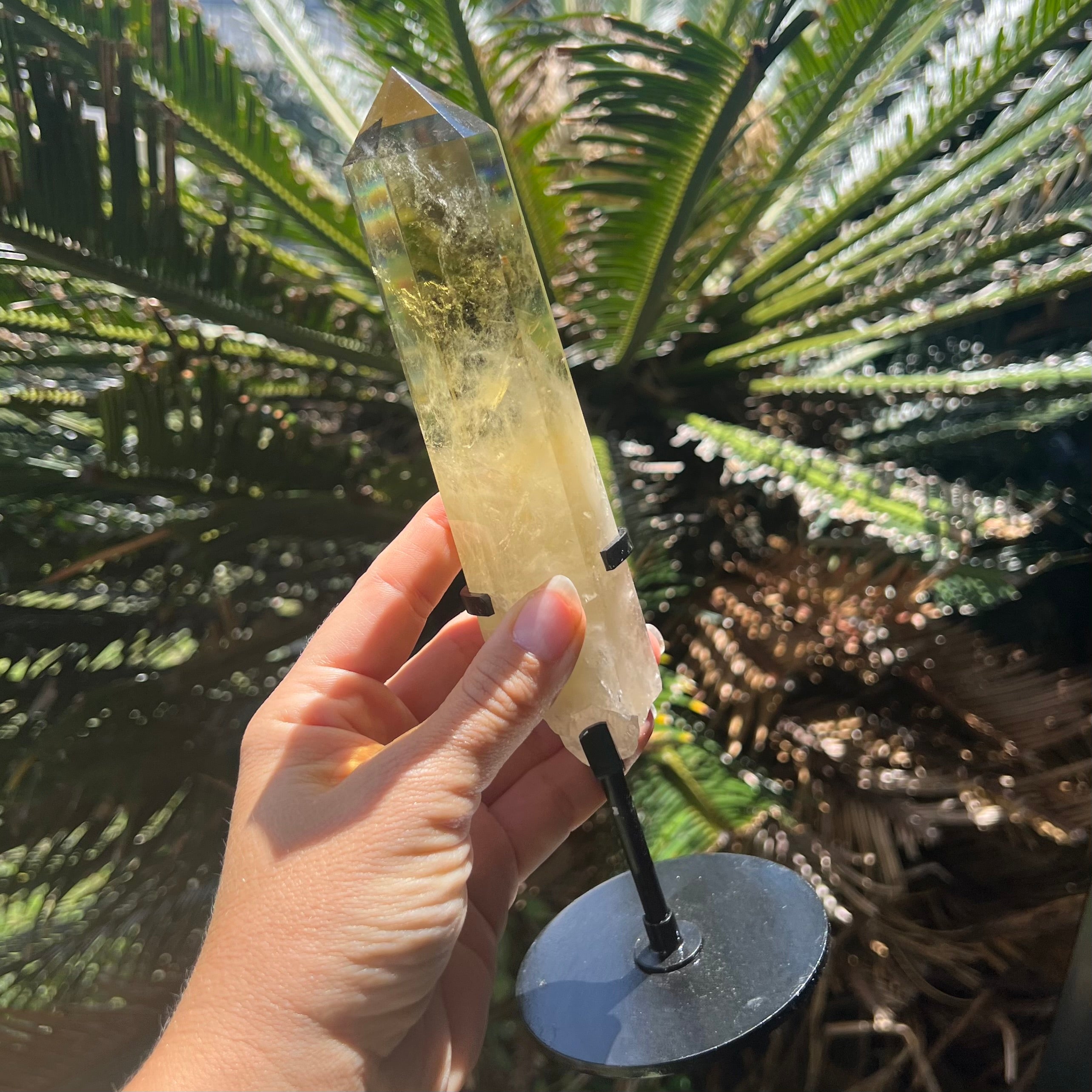 Stunning Citrine Point on Stand