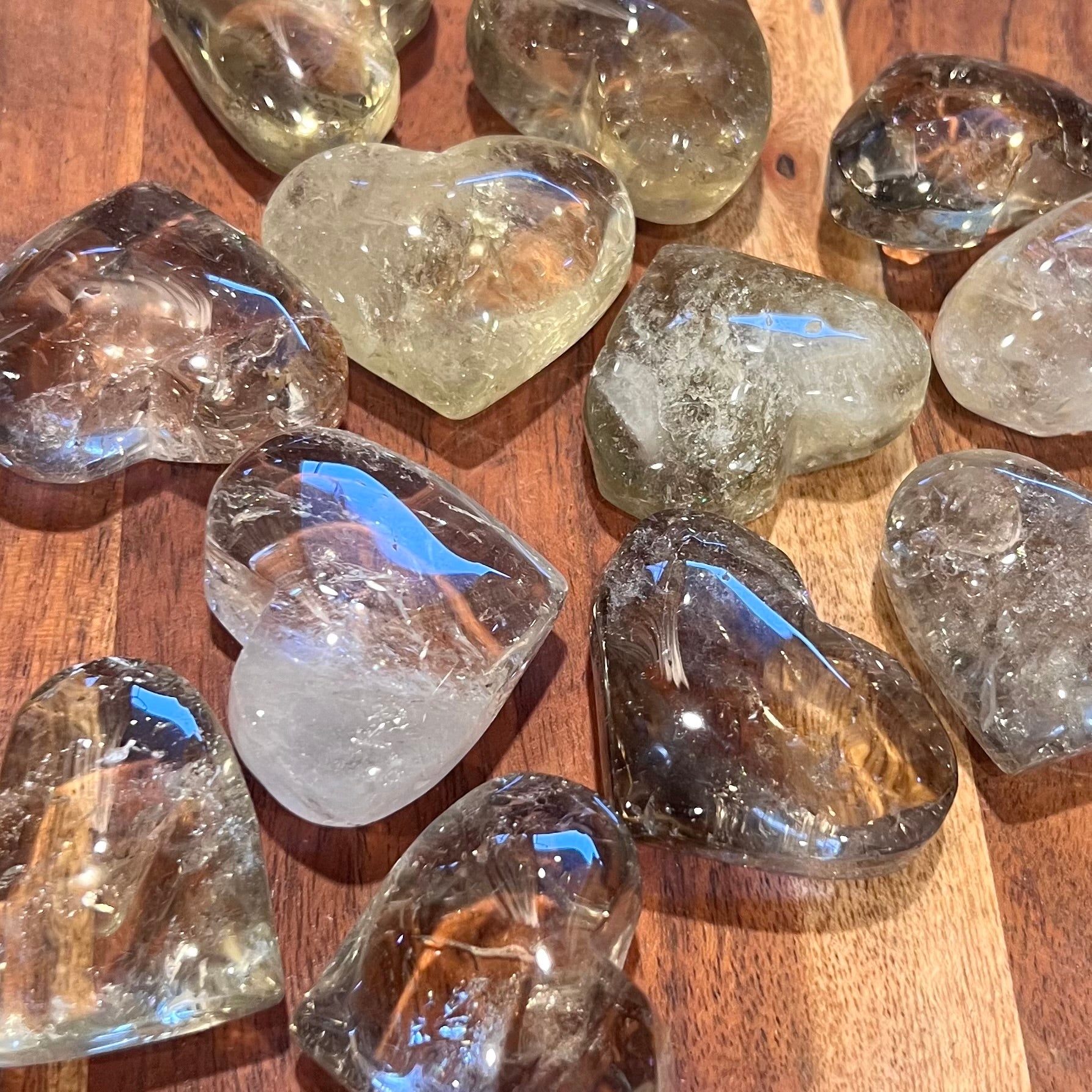 Lots of Love ~ Medium Citrine Heart