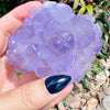 Purple Fluorite Rose