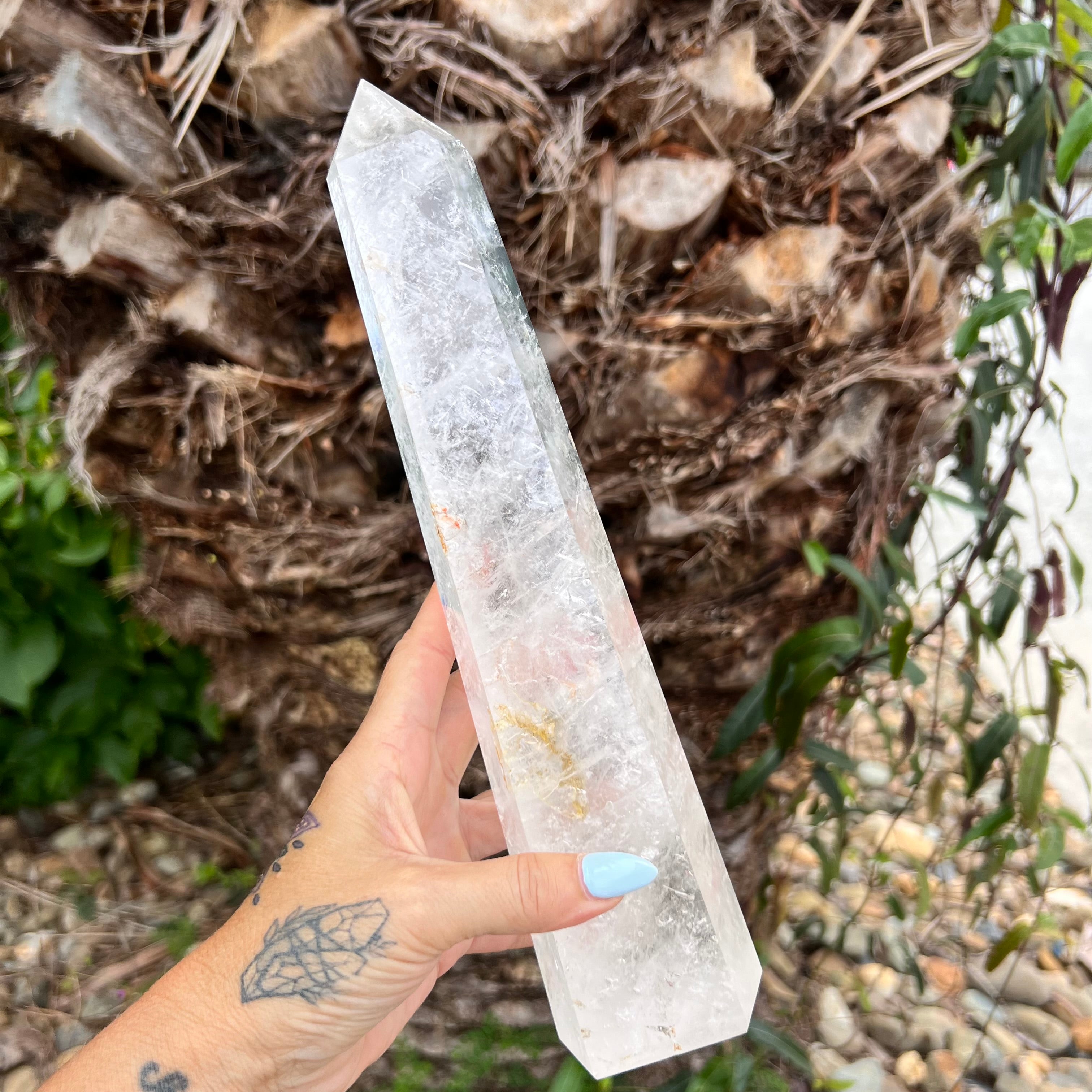 Clear Quartz Tower