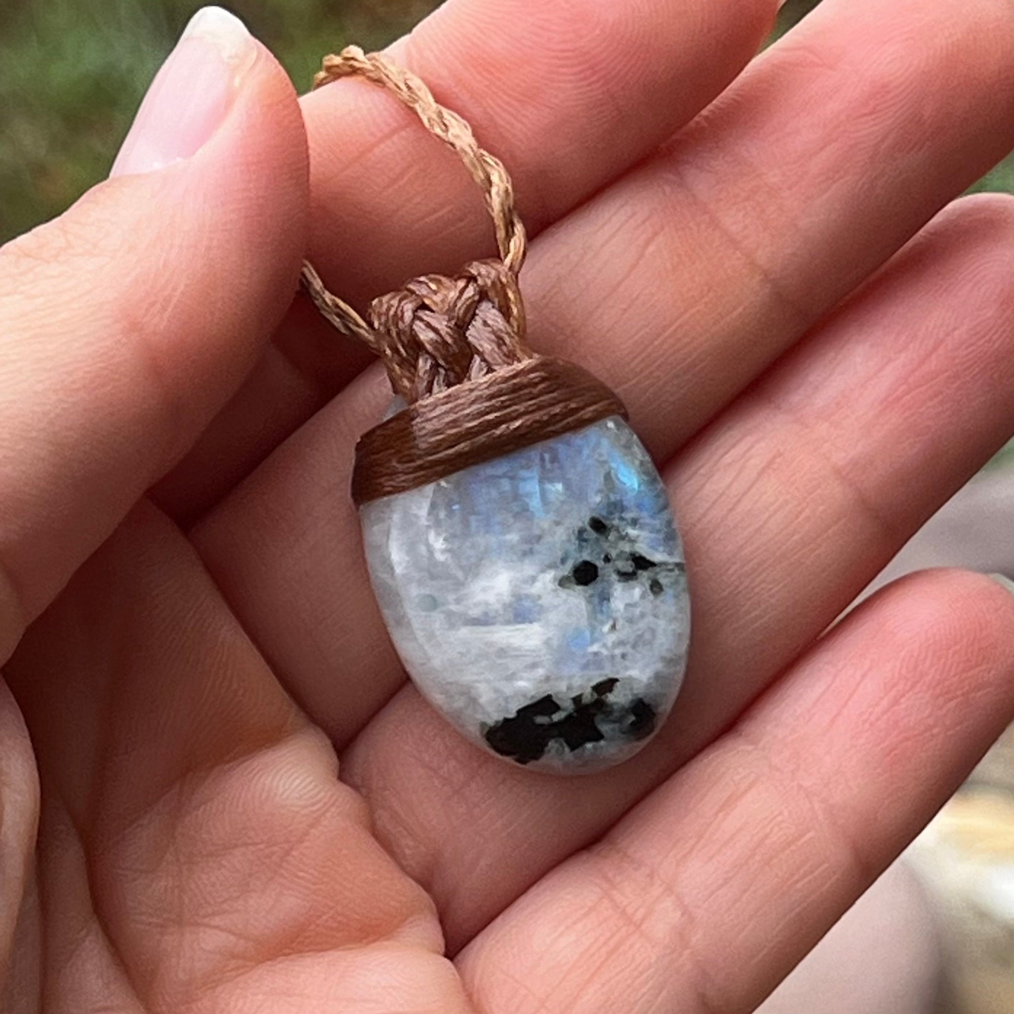 Muse Medicine ~ Rainbow Moonstone ~ Guiding Talisman