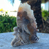 SALE ~ Clear Quartz Mermaid Butterly Carving
