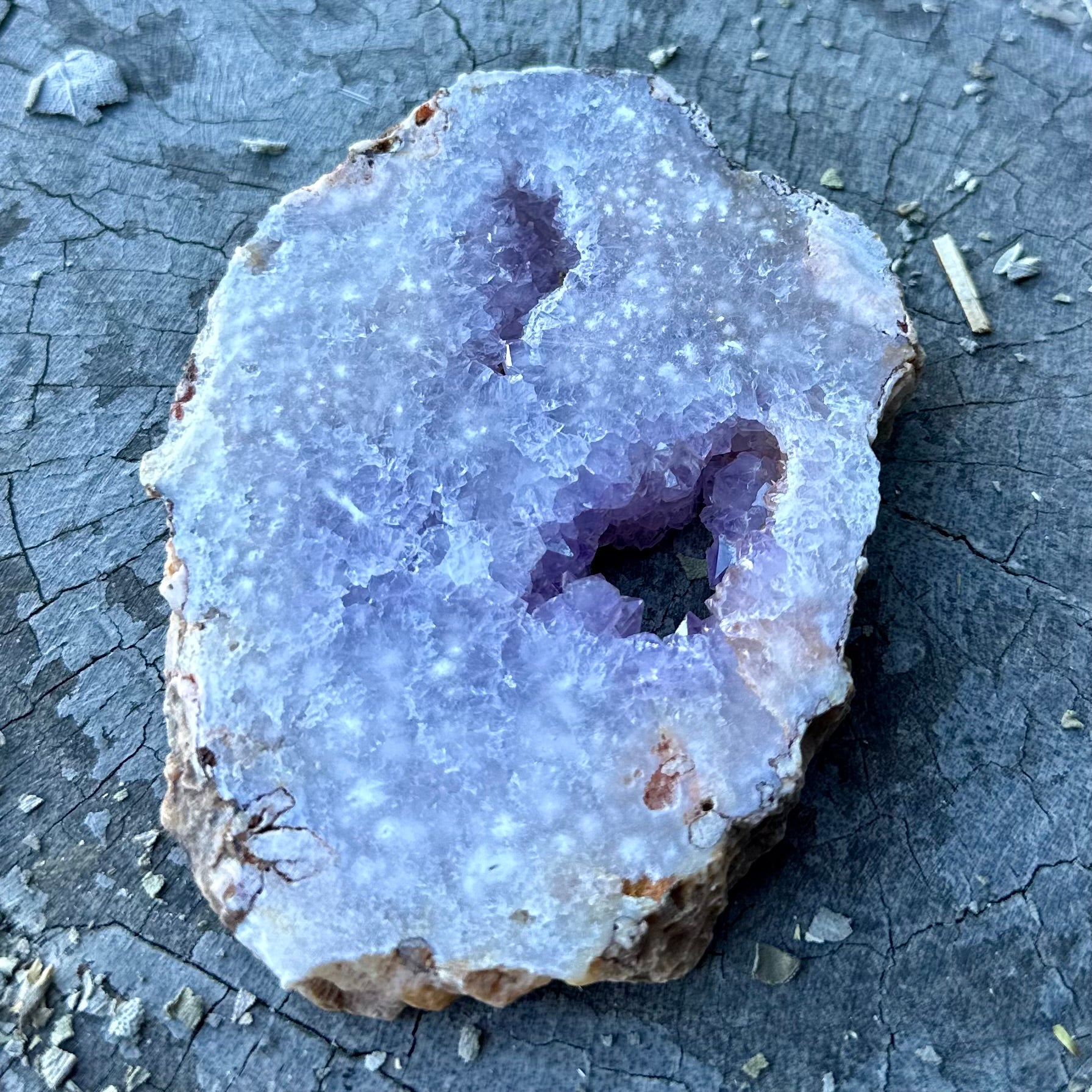 Pink and Purple Amethyst Slab