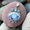 Dendrite Opal ~ Sterling Silver Pendant