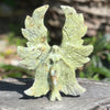 Afghanistan Jade ~ Pyrite Flecks Goddess Angel Carving