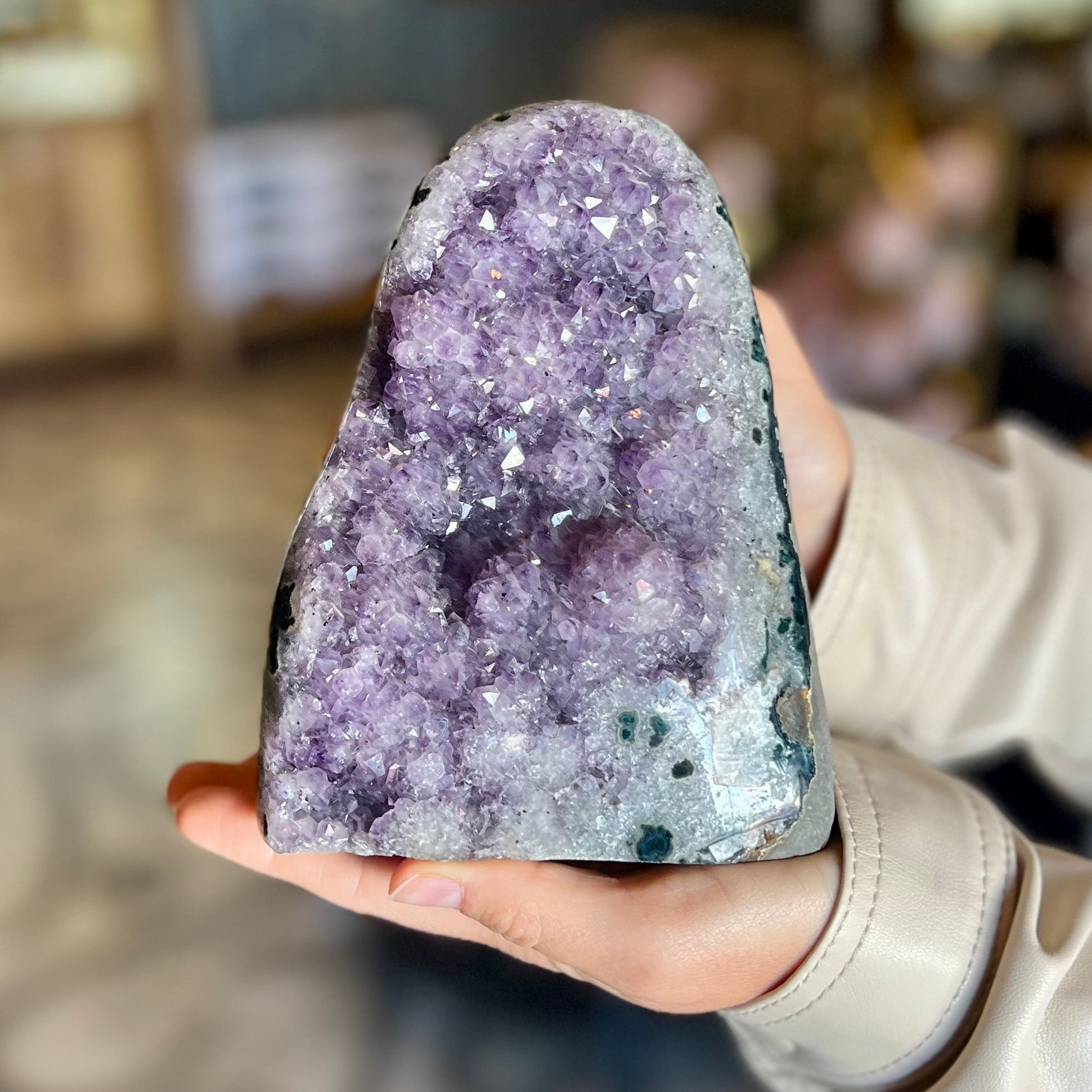 Raw Standing Amethyst Cluster