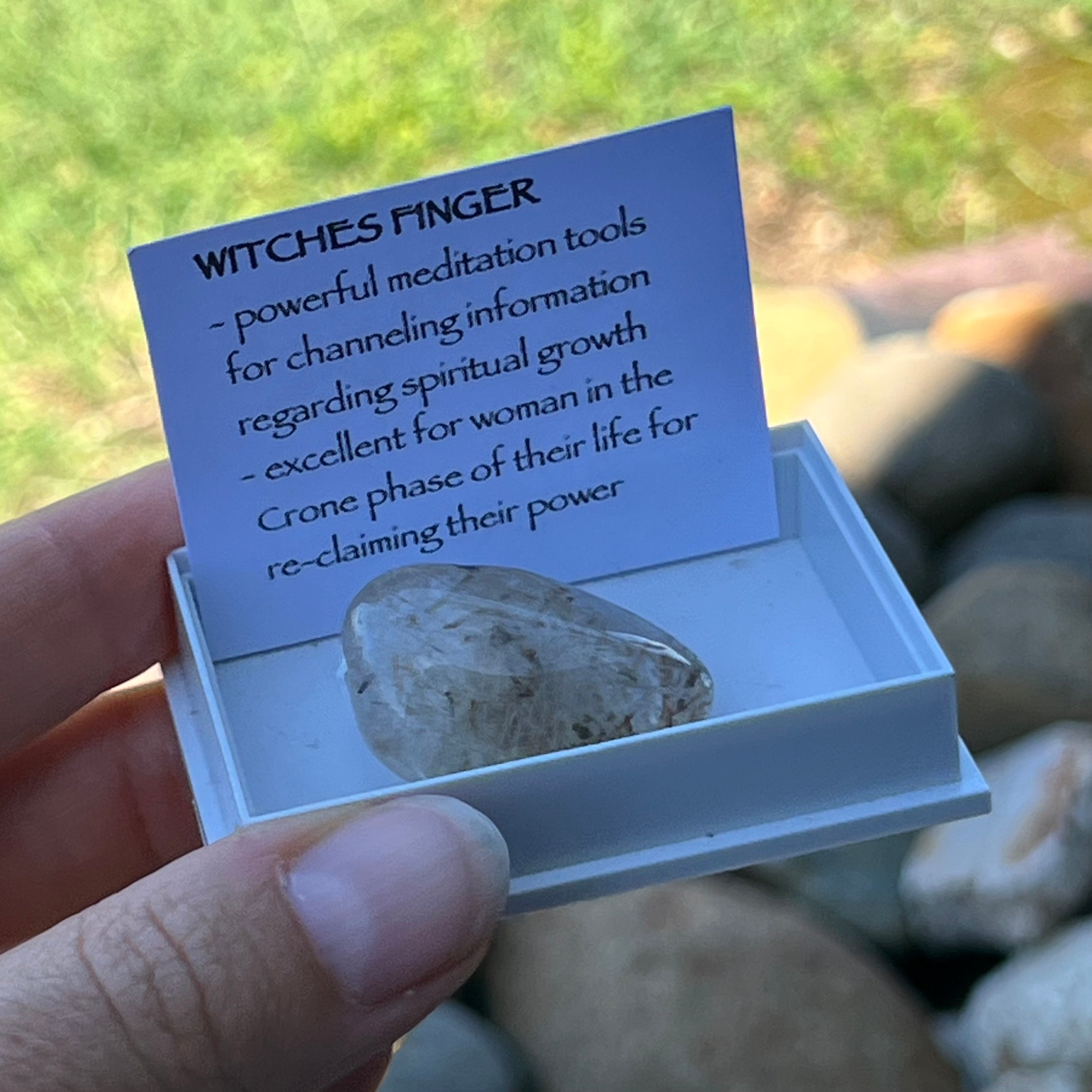 Witches Finger ~ Specialty Boxed Crystal