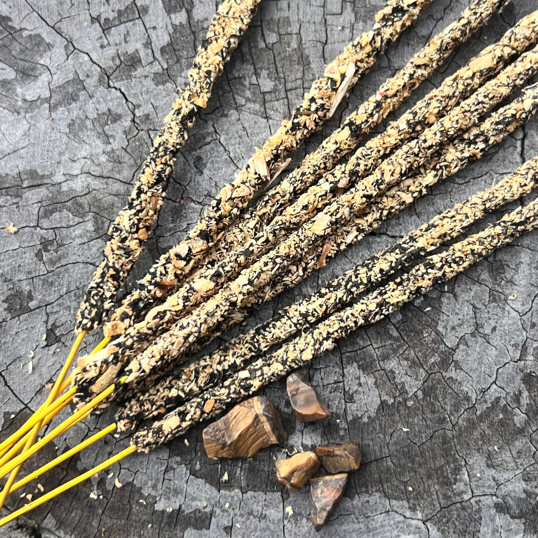 Tiger Eye  ~ Crystal Scents Smudge Kit Incense