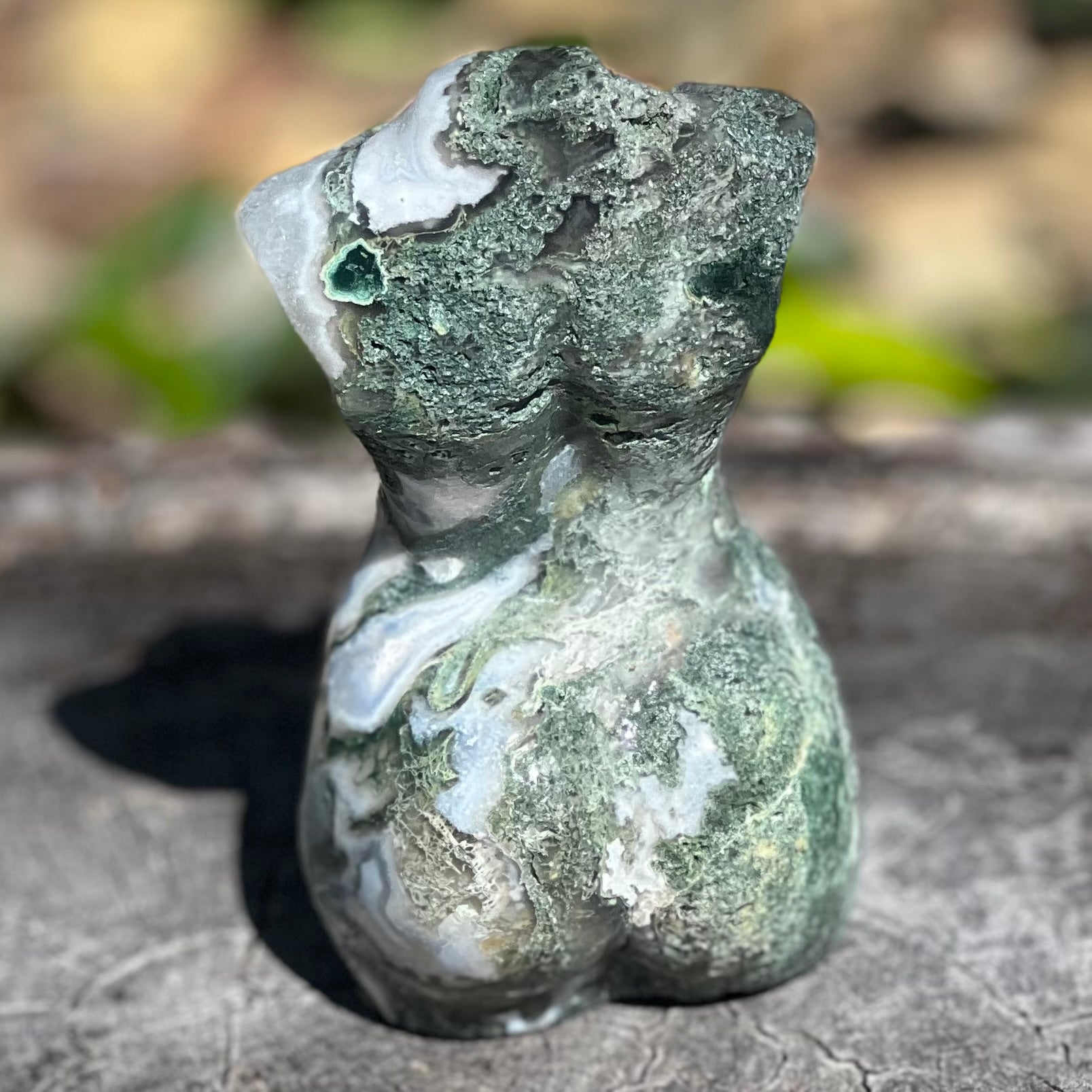 Moss Agate ~ Gaia Goddess ~ Mother Earth (1)