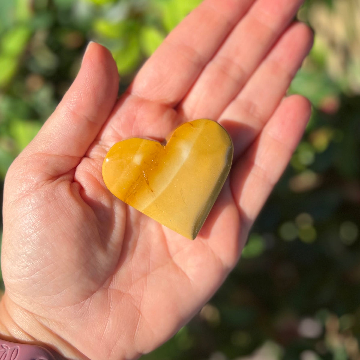 Mookaite Heart Carving ~ Grounding and Confidence
