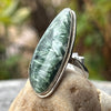 Serafinite ~ Sterling Silver Ring ~ Size 7.5
