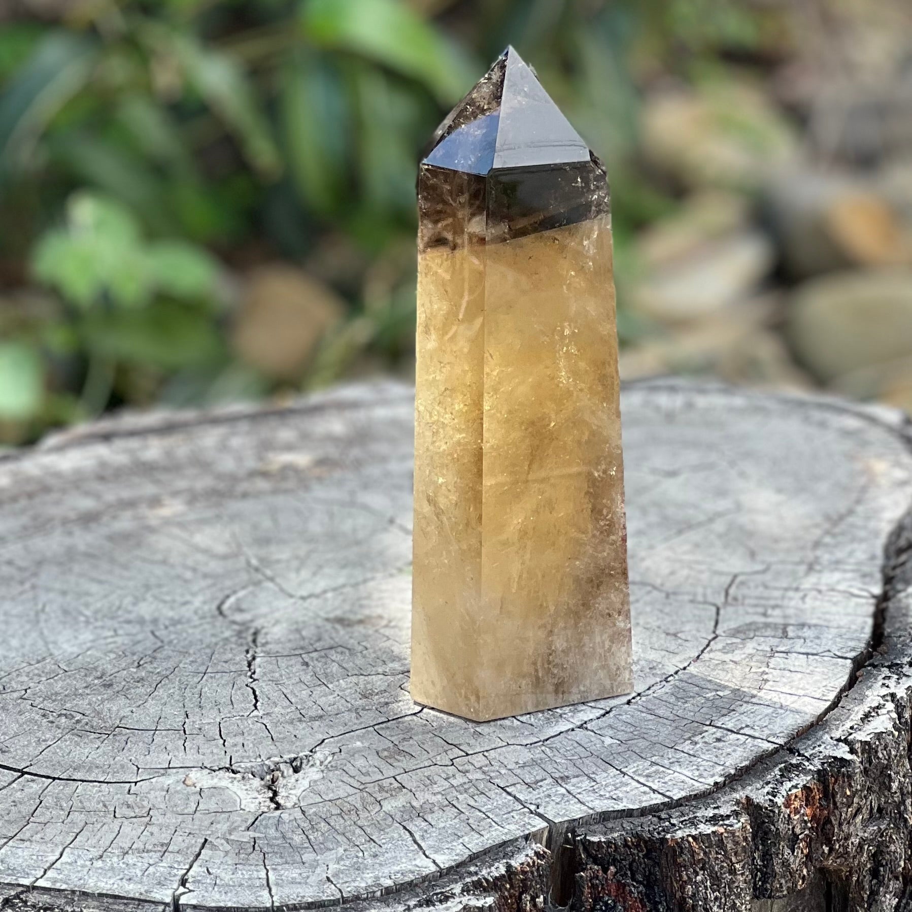 Smoky Citrine Quartz Generator Tower