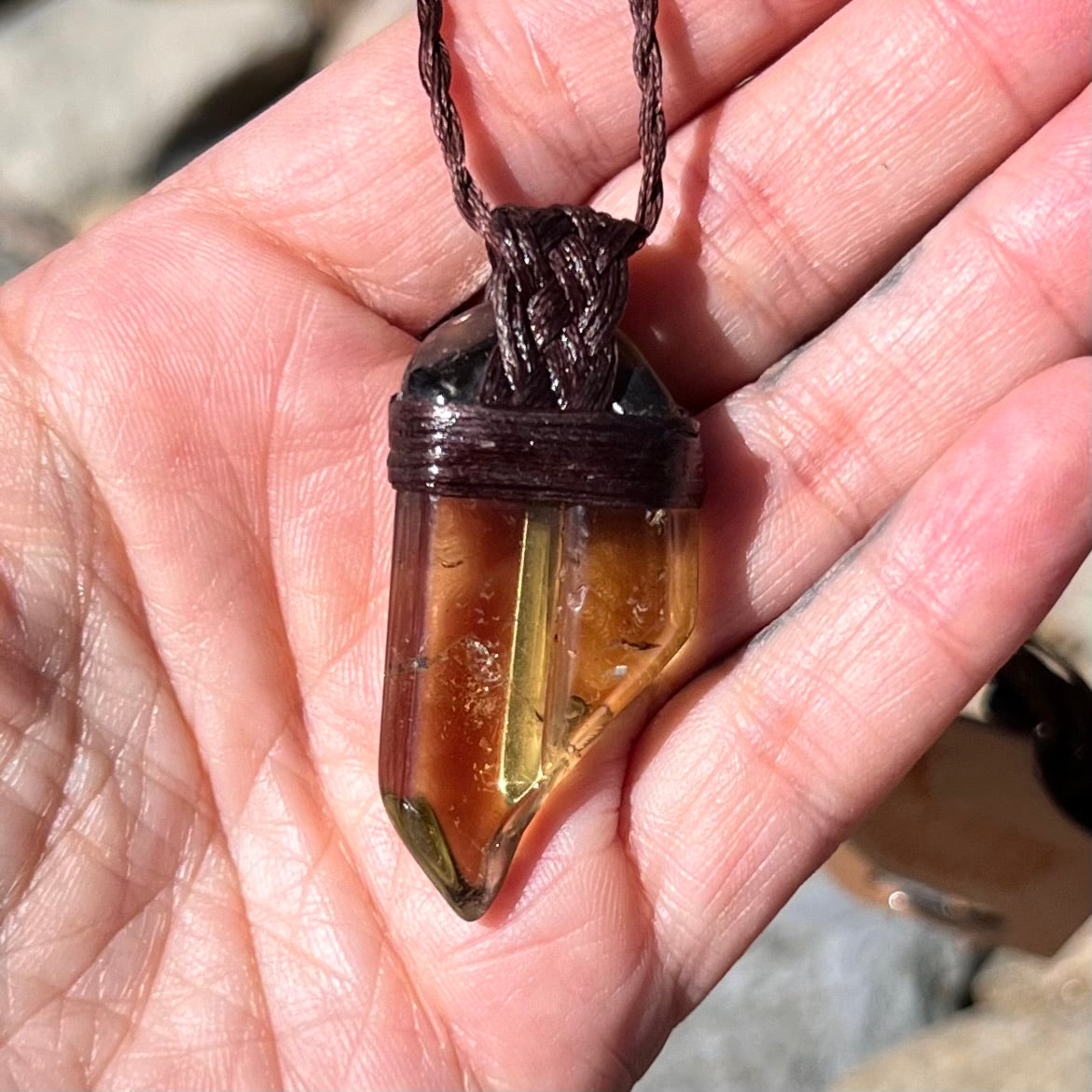 Muse Medicine ~ Citrine Twin Point ~ Talisman