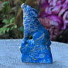 Lapis Lazuli ~ Howling Wolf Carving