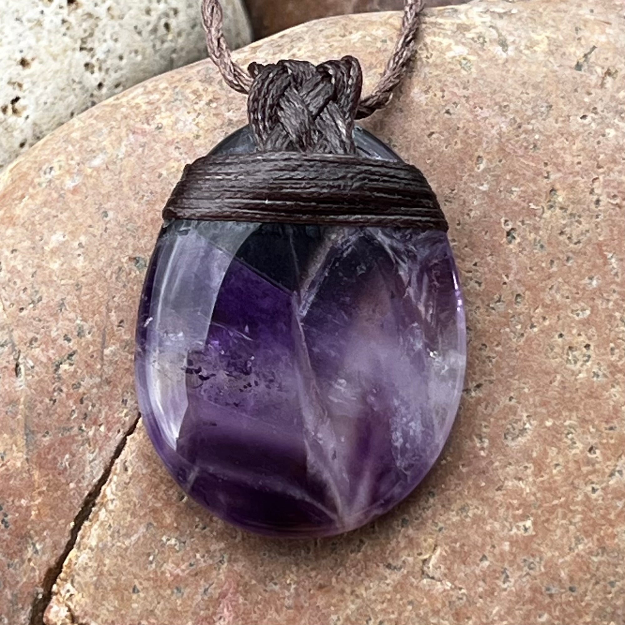 Muse Medicine ~ Chevron Amethyst ~ Tranquility Talisman
