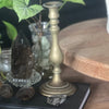 Boho Jungle ~ Vintage Brass Candle Holder - Sphere Holder Decor