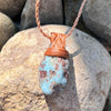 Muse Medicine ~  Wise Woman ~ Larimar Talisman