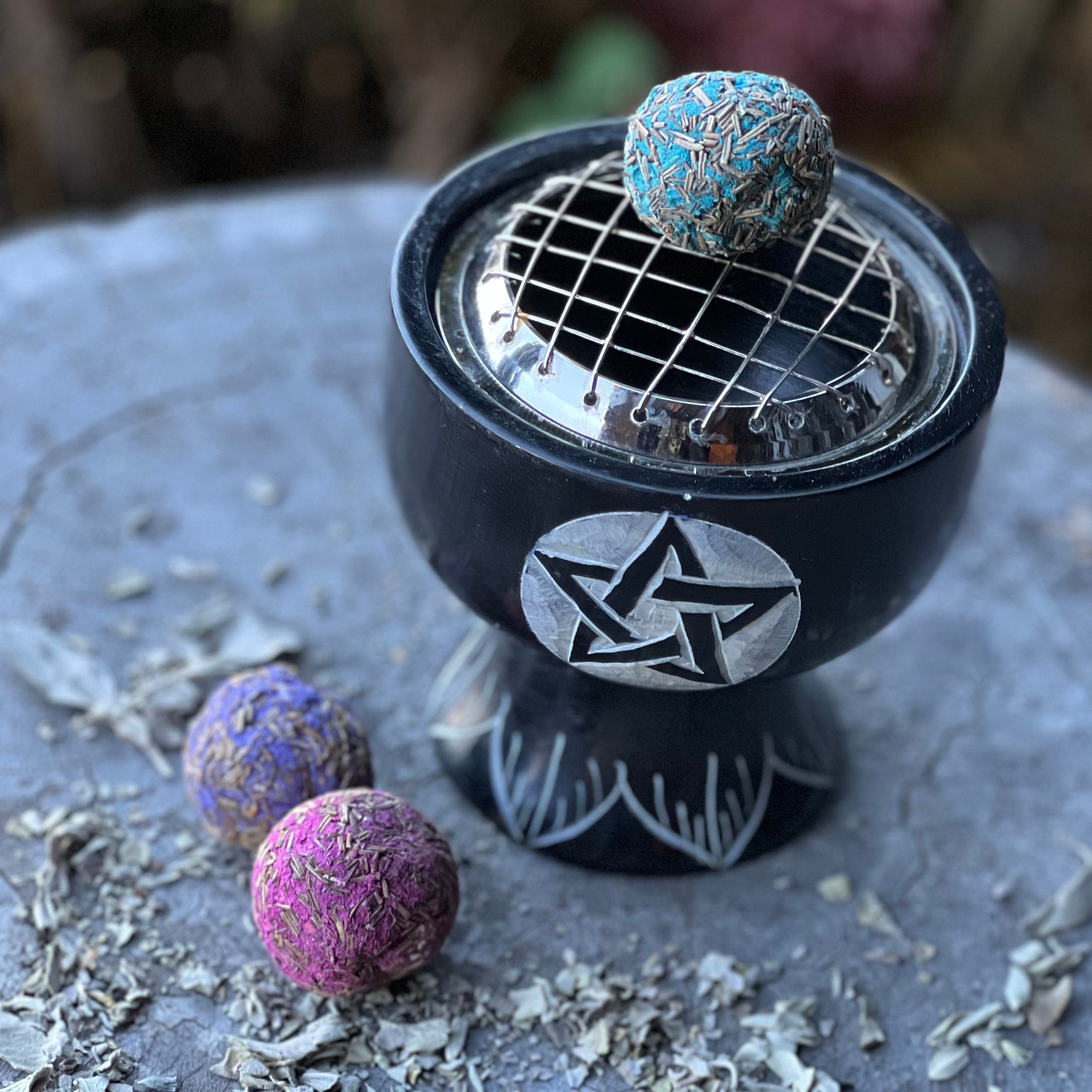 Pentagram ~ Soapstone Burner