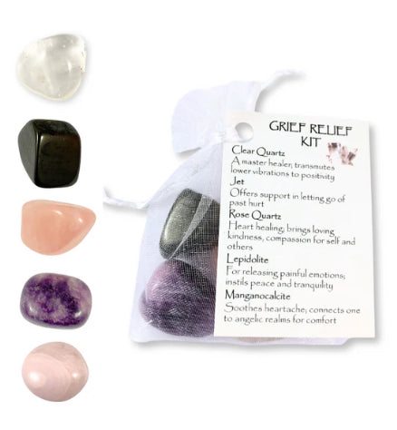 Grief Relief Tumbled Crystal Kit