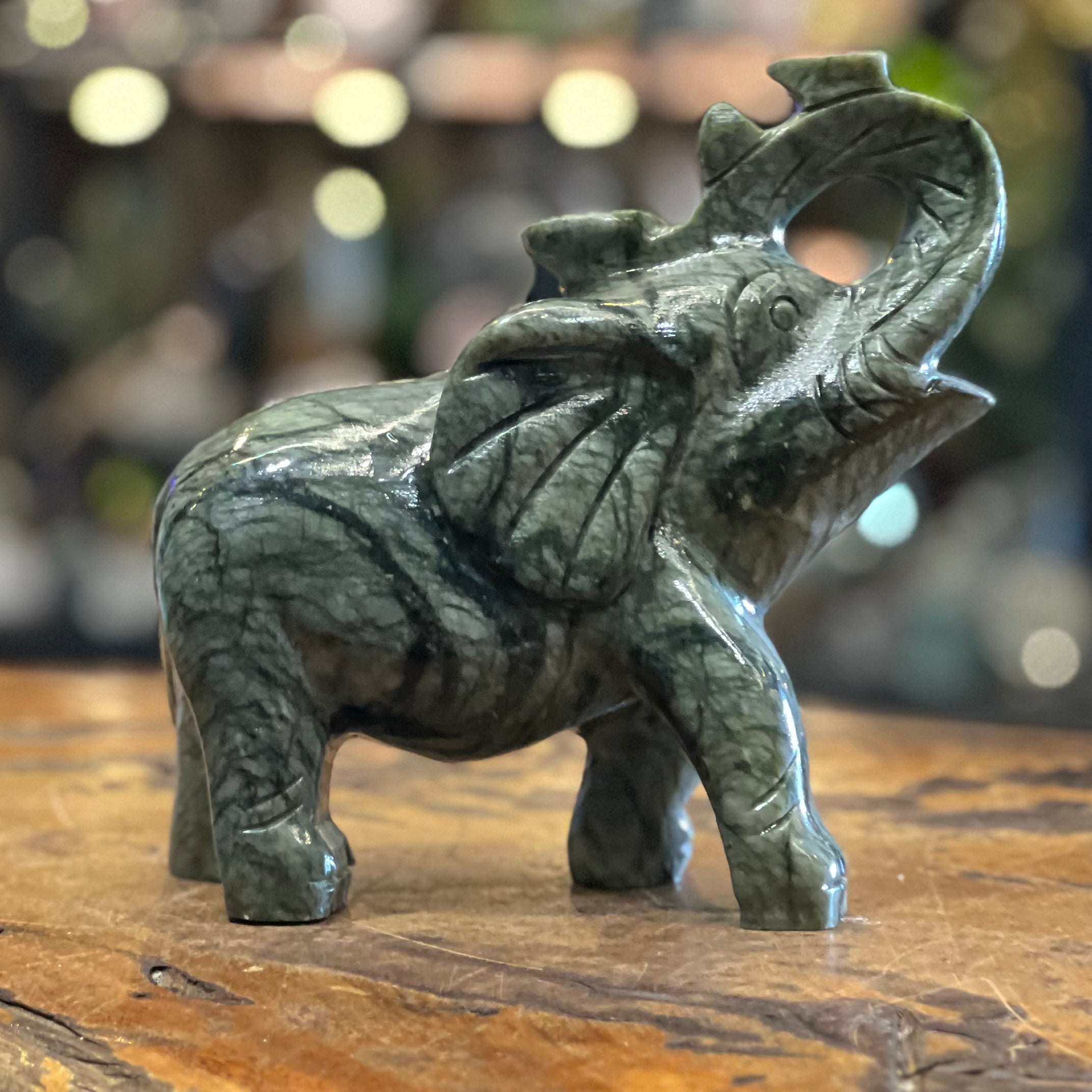 Afghanistan Jade Lucky Elephant Carving