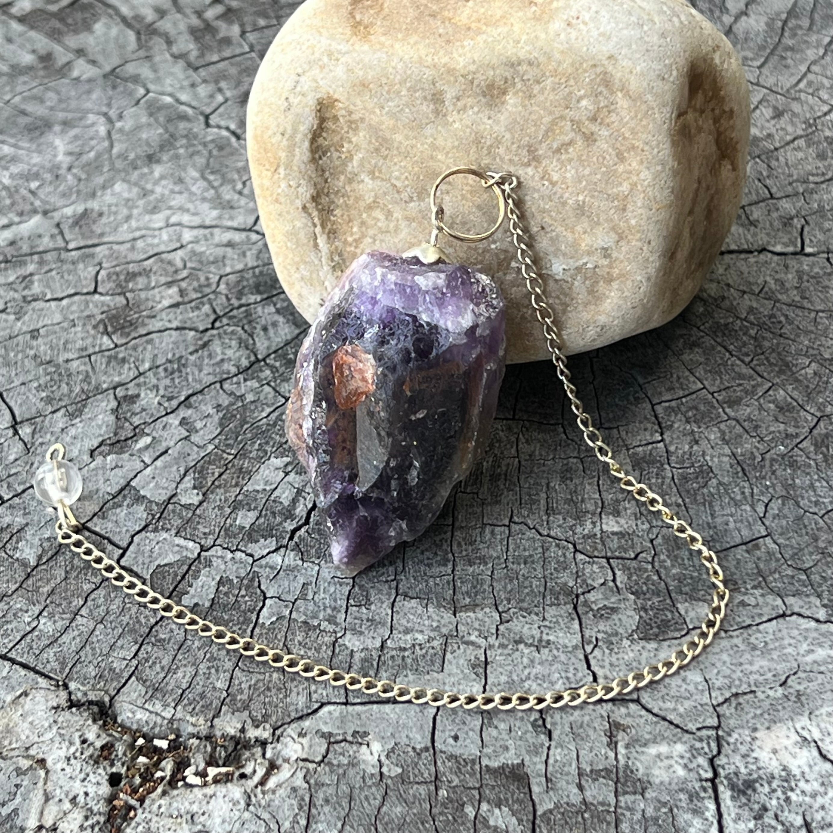 Roher Amethyst ~ Wahrsagependel