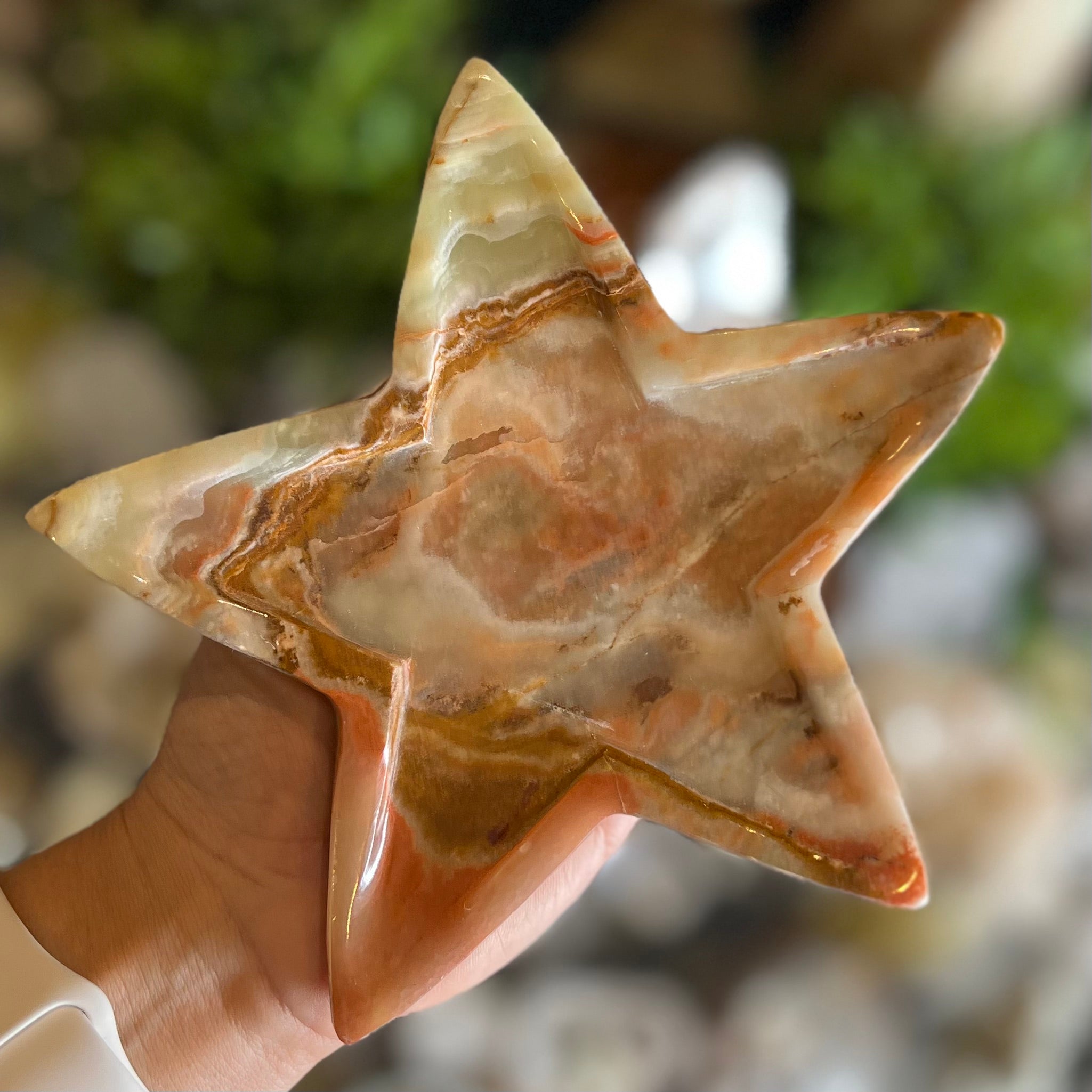 Afghanistan Jade Star Carving