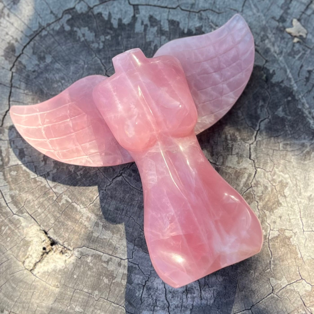 Winged Lady Body ~ Rose Quartz