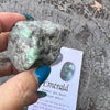 Raw Emerald on Matrix