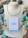 Self Confidence ~ Turquoise Faceted Bead Necklace