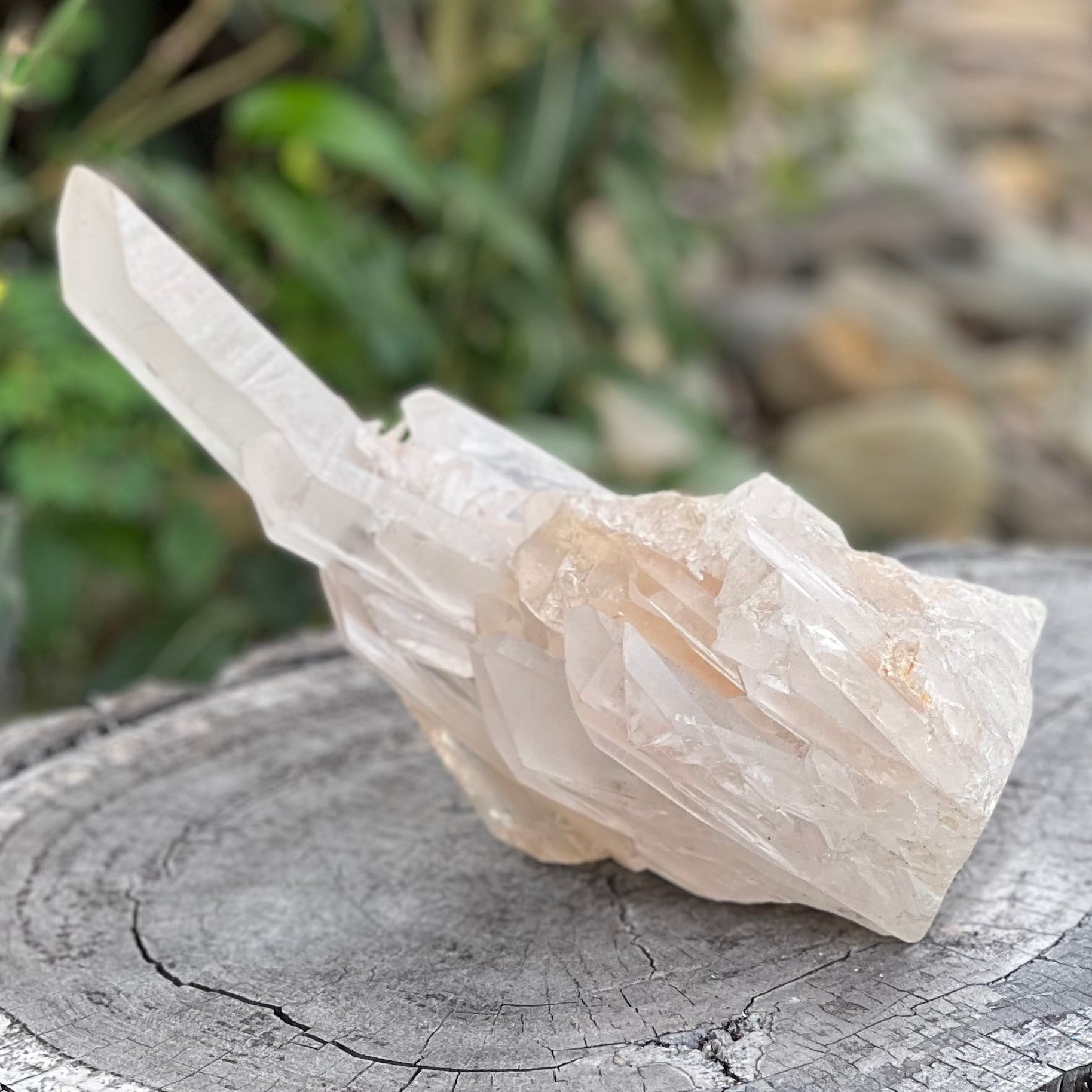 Clear Quartz Natural Raw Cluster