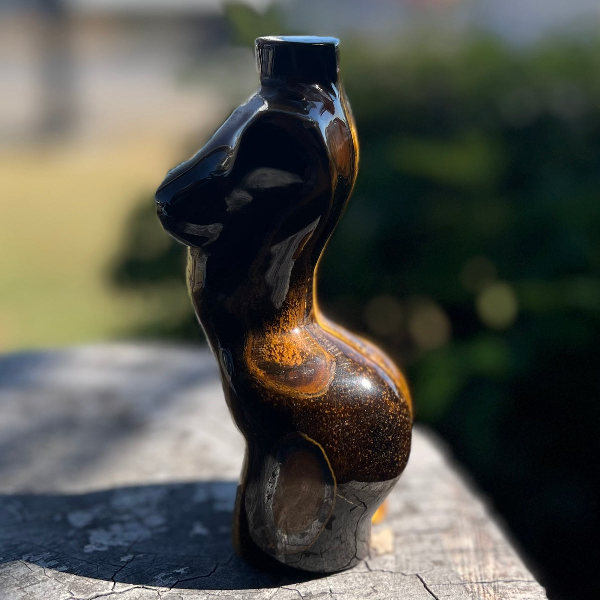 Tiger Eye ~ Woman Lady Body Carving