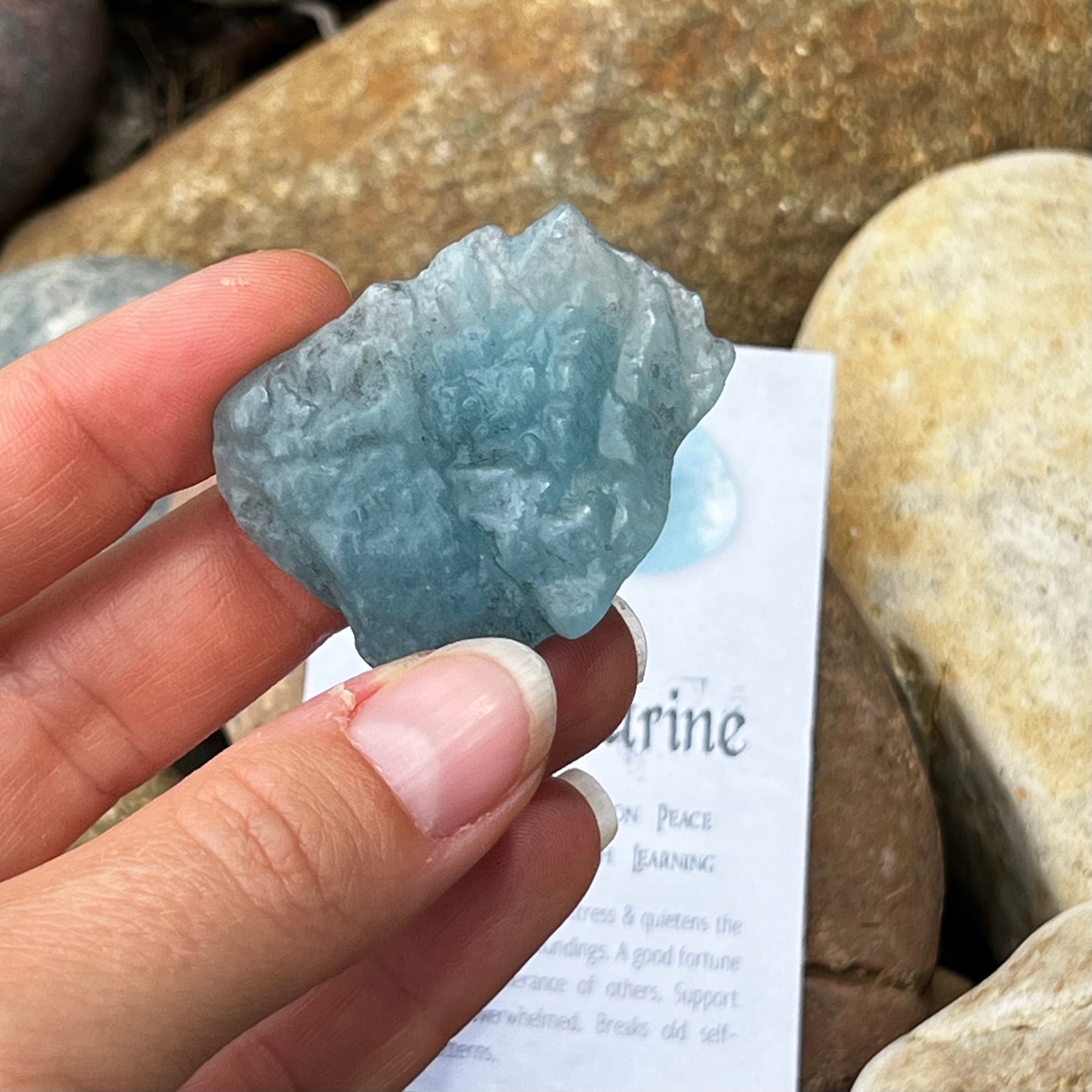 Raw Aquamarine ~ Specialty Boxed Crystal