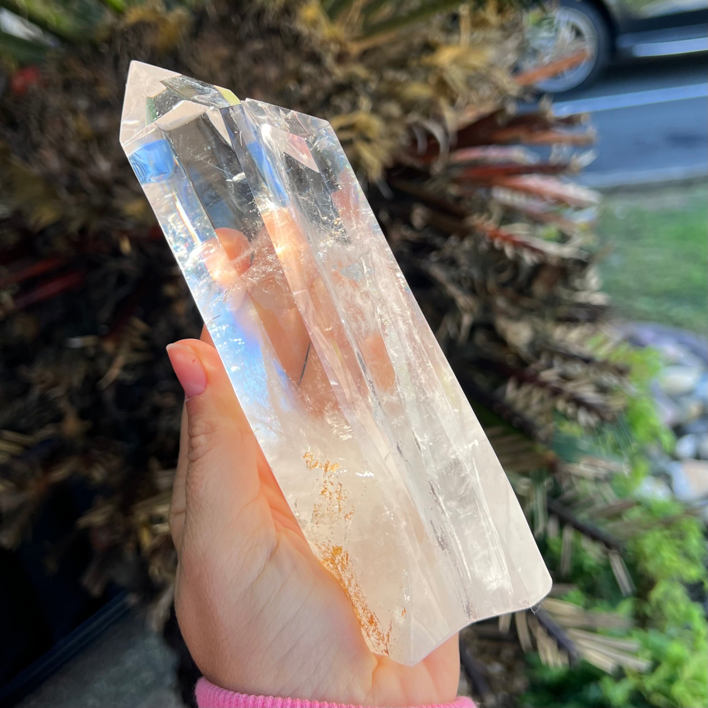 Clear Quartz Twin Flame Point