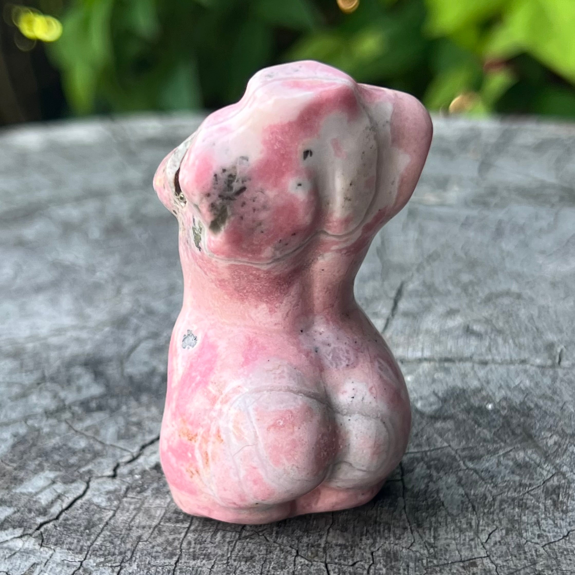 Pink Opal ~ Lady Body Carving