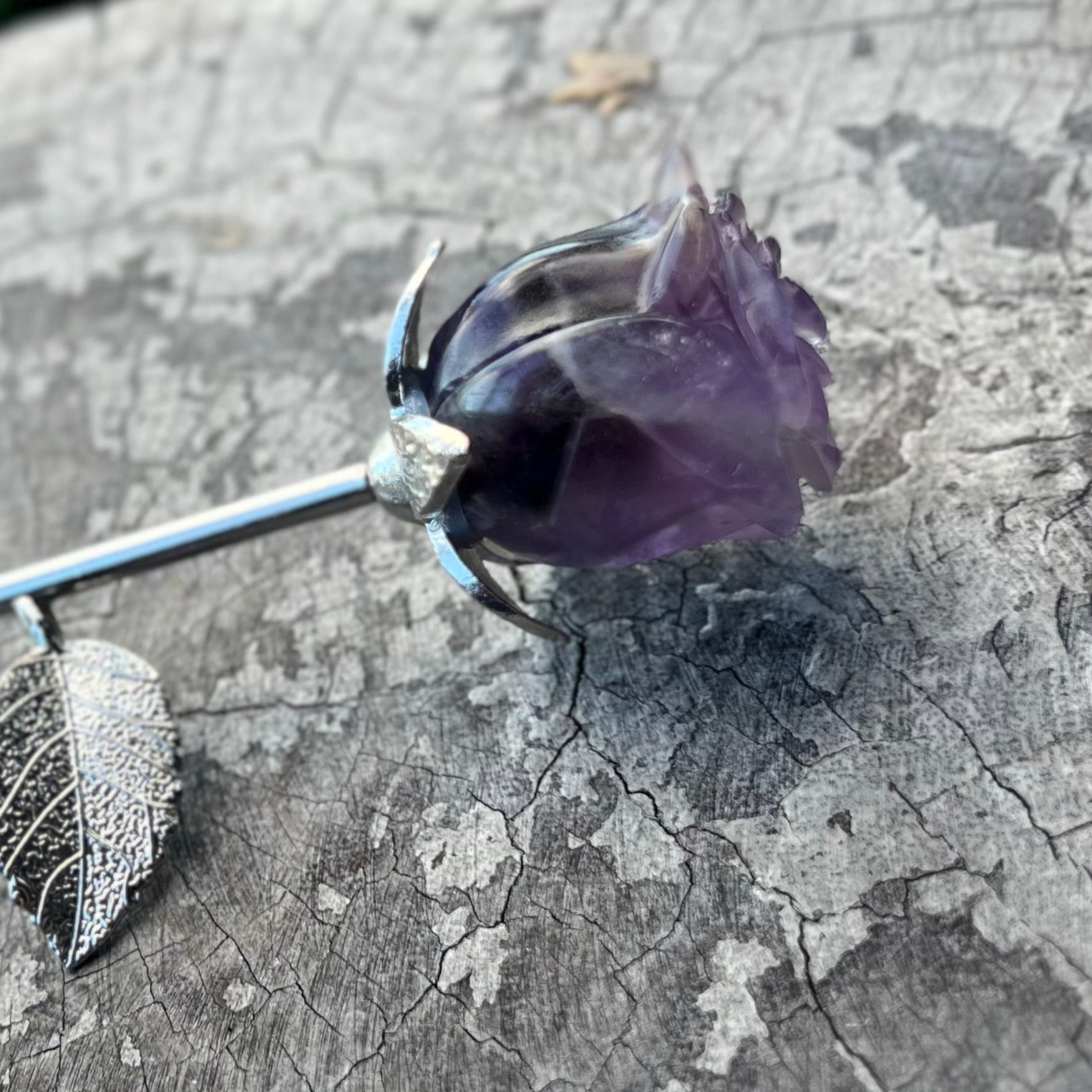 Amethyst Everlasting Rose