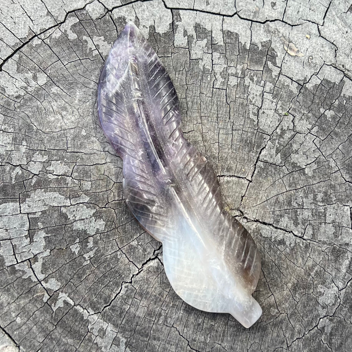 Amethyst Feather of Peace & Tranquility