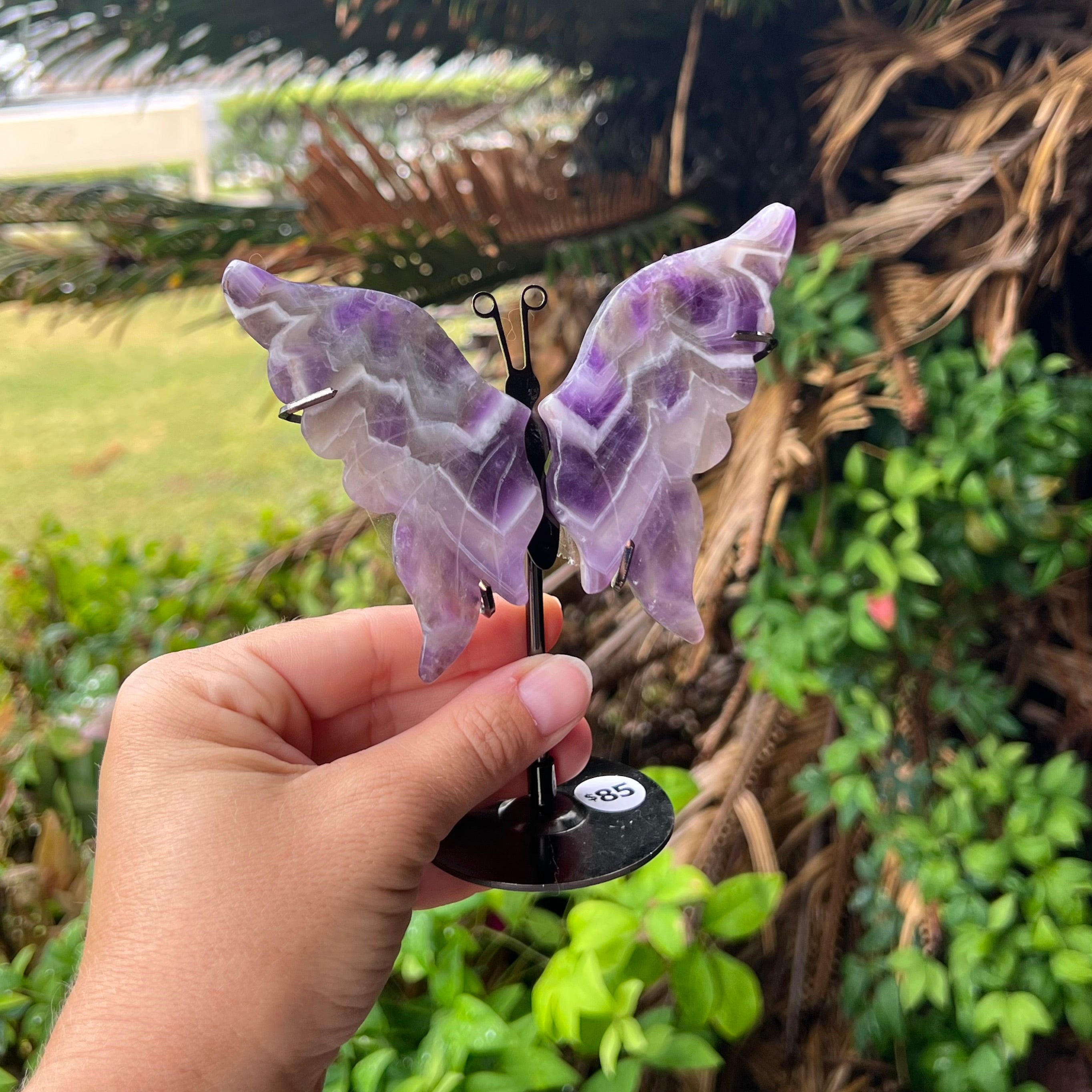 Amethyst Butterfly on Stand