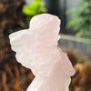 Memorial Angel ~ Rose Quartz Carving
