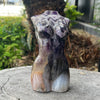 Chevron Amethyst Lady Body Carving