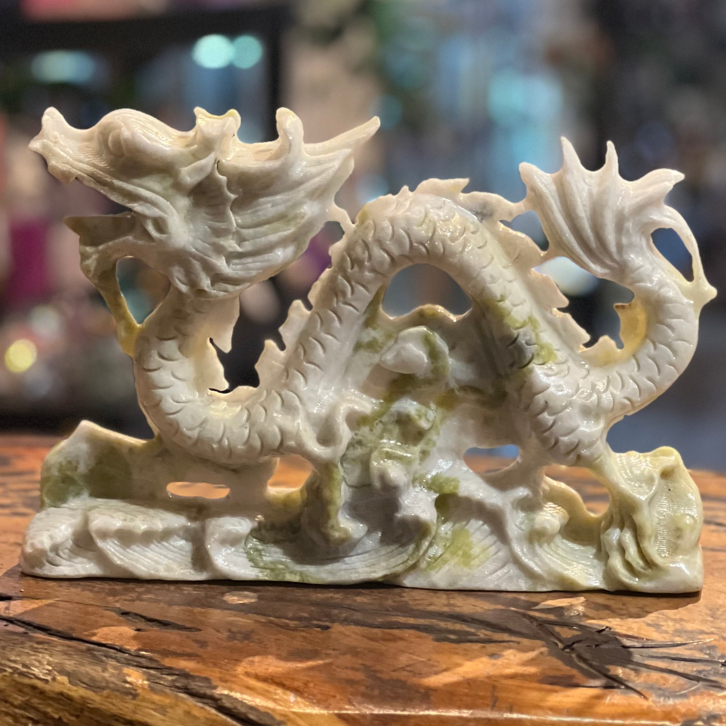 New Jade Dragon Carving