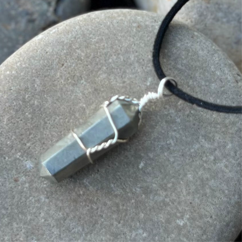 Pyrite ~ Double Terminated Pendant