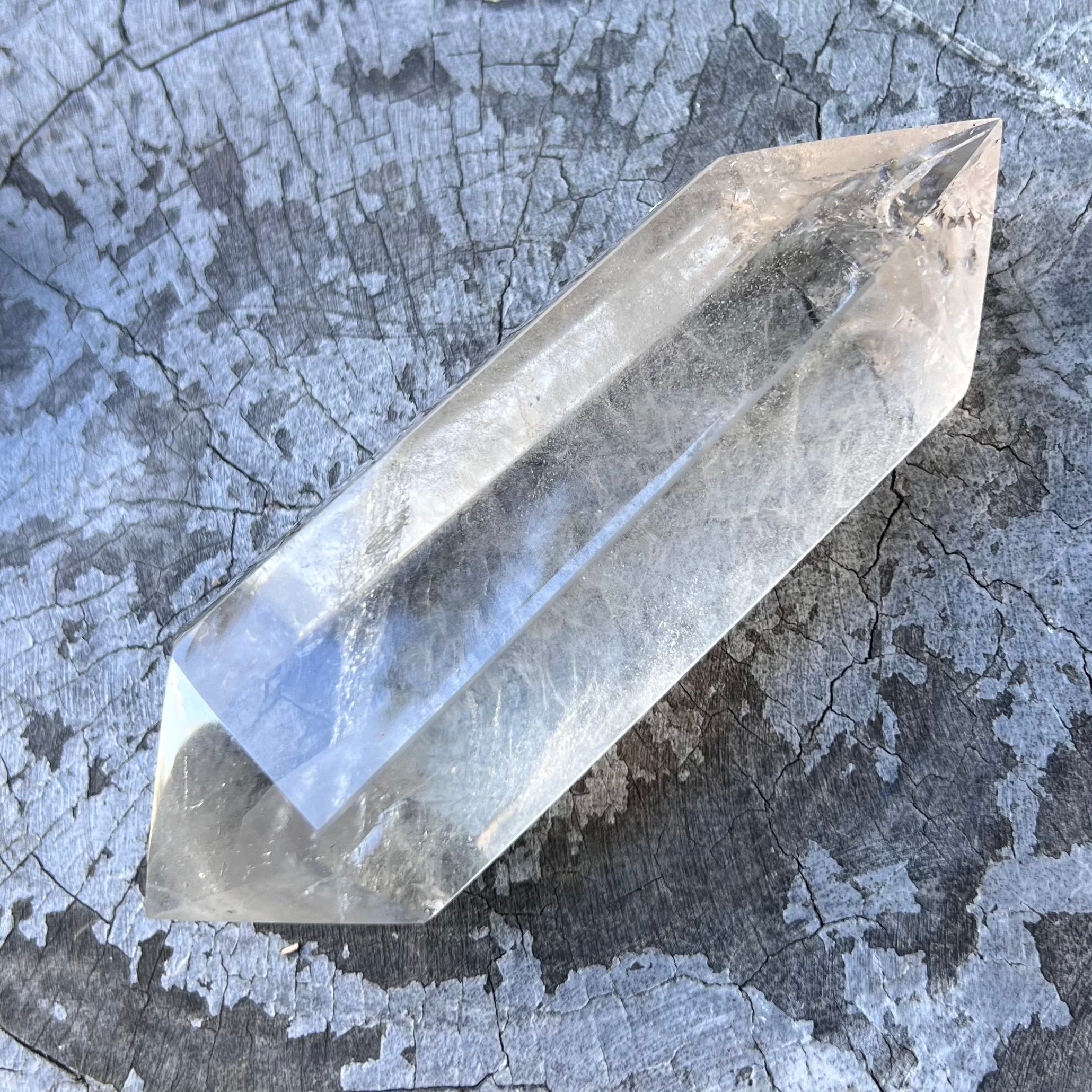 Smoky Quartz Double Terminated Wand