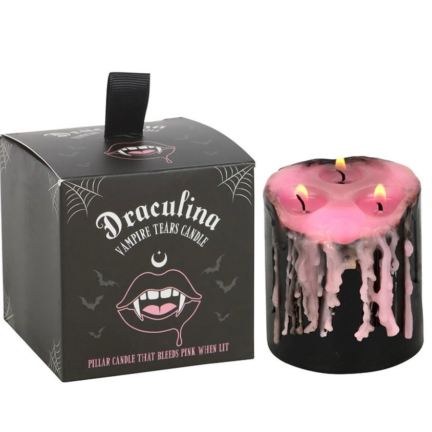 Draculina Pink ~ Vampire Tears Candles