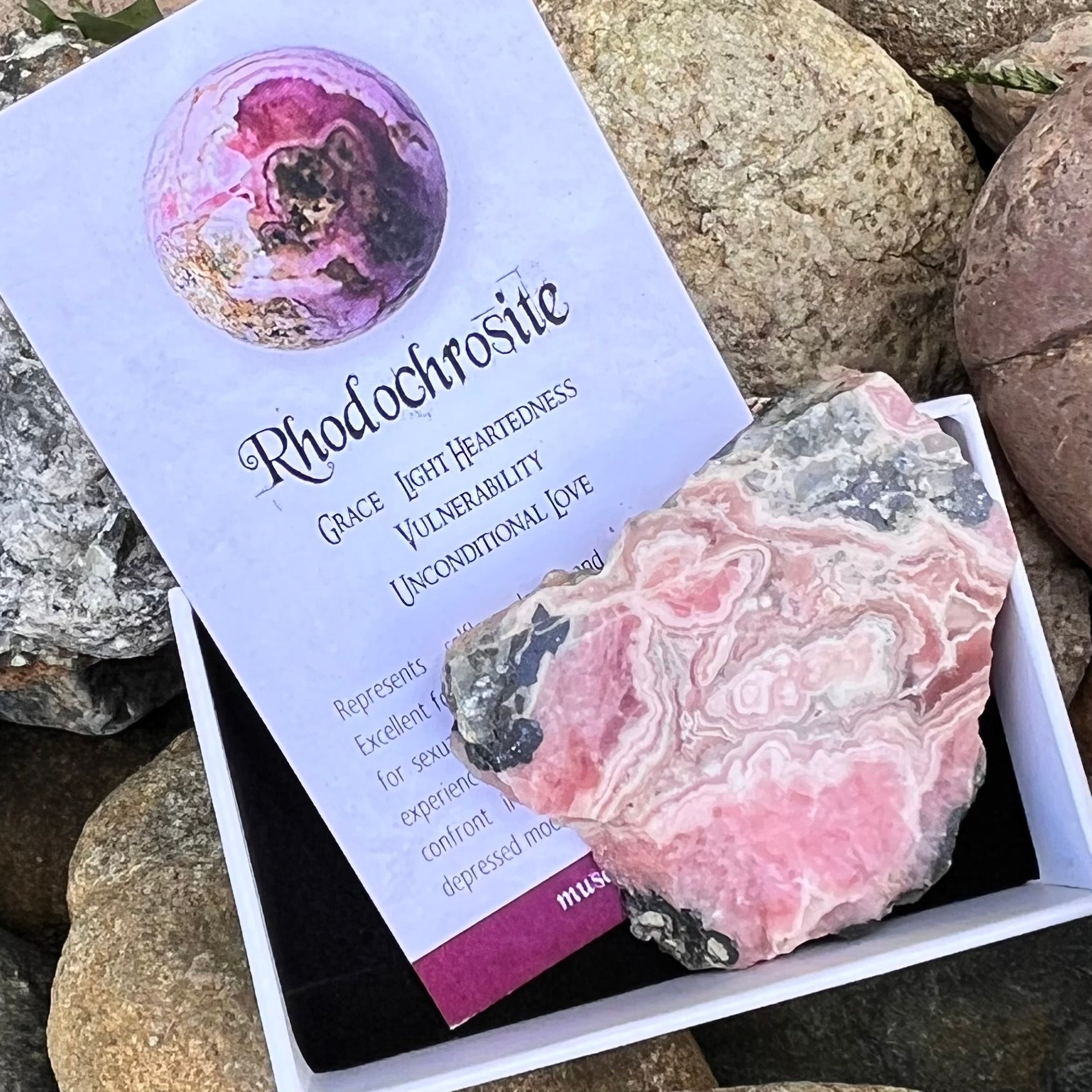 Rhodochrosite ~ Specialty Boxed Crystal (3)