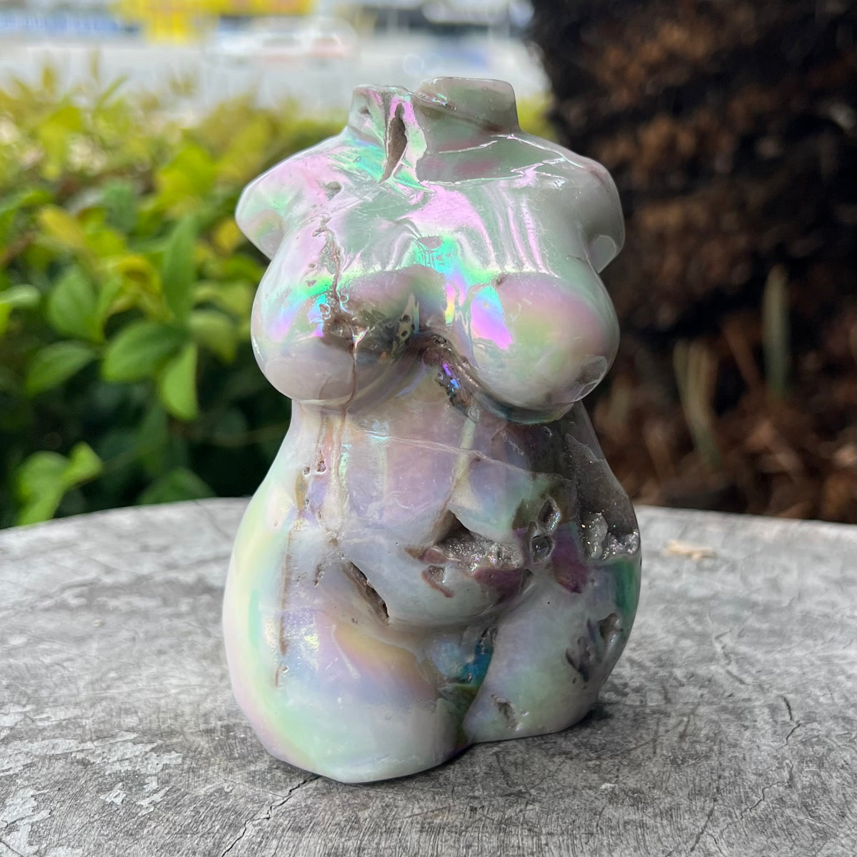 Electroplated Sphalerite
 ~ Lady Body Carving