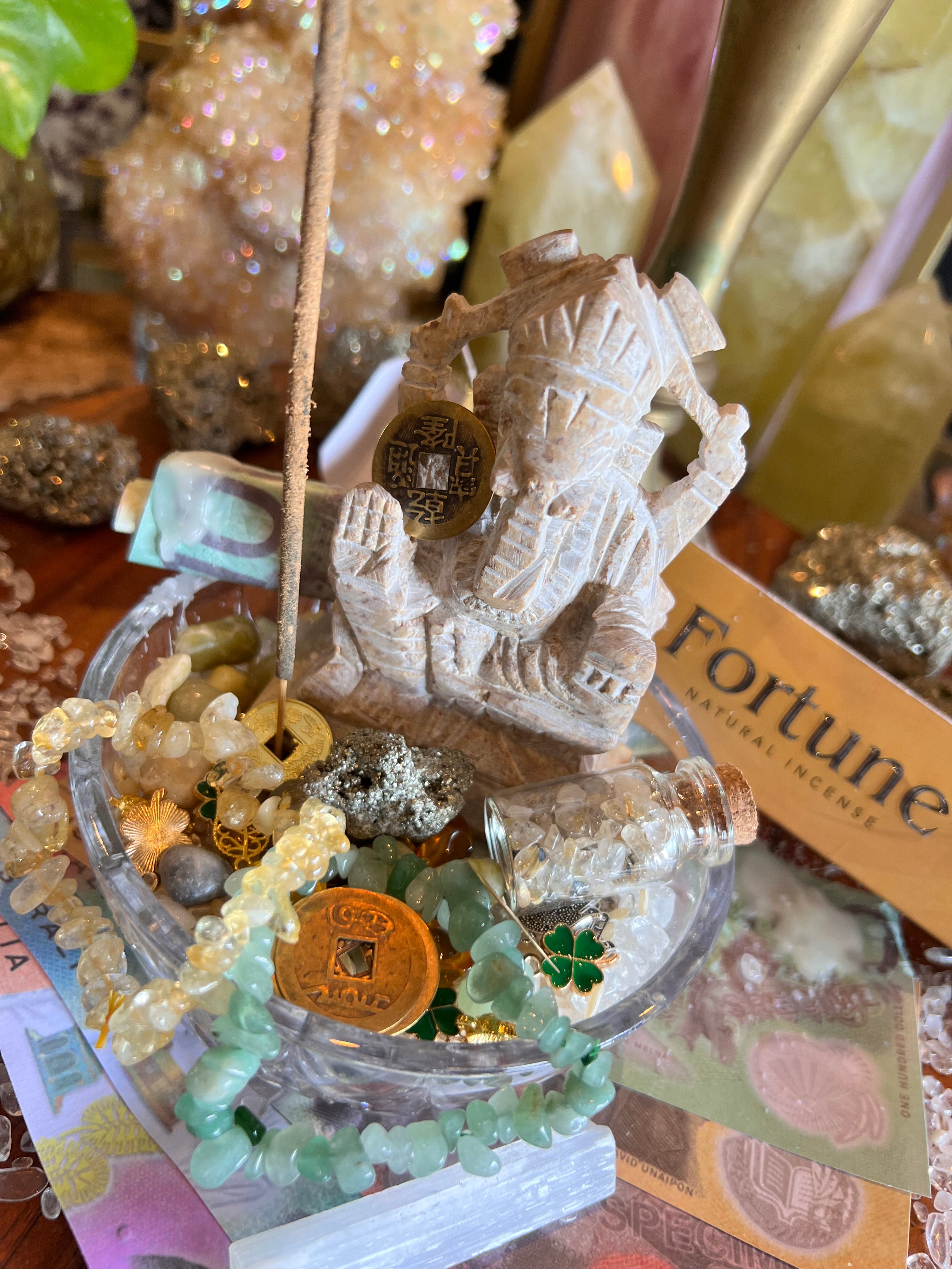 Prosperity Altar Kit with Bowl ~ Muse Alchemy