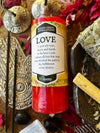 Affirmation LOVE Candle