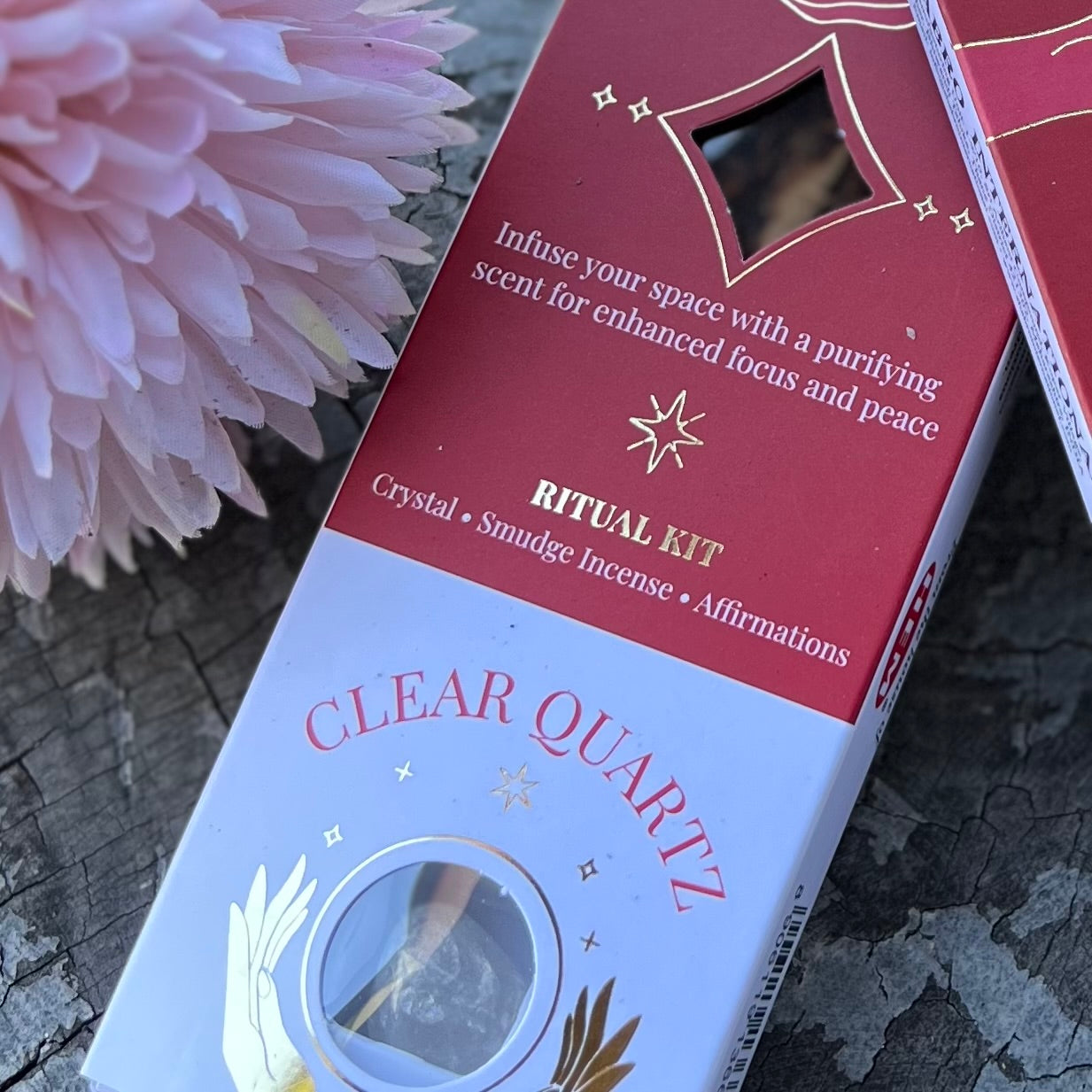 Affirmation of Clarity ~ Clear Quartz Incense Kit