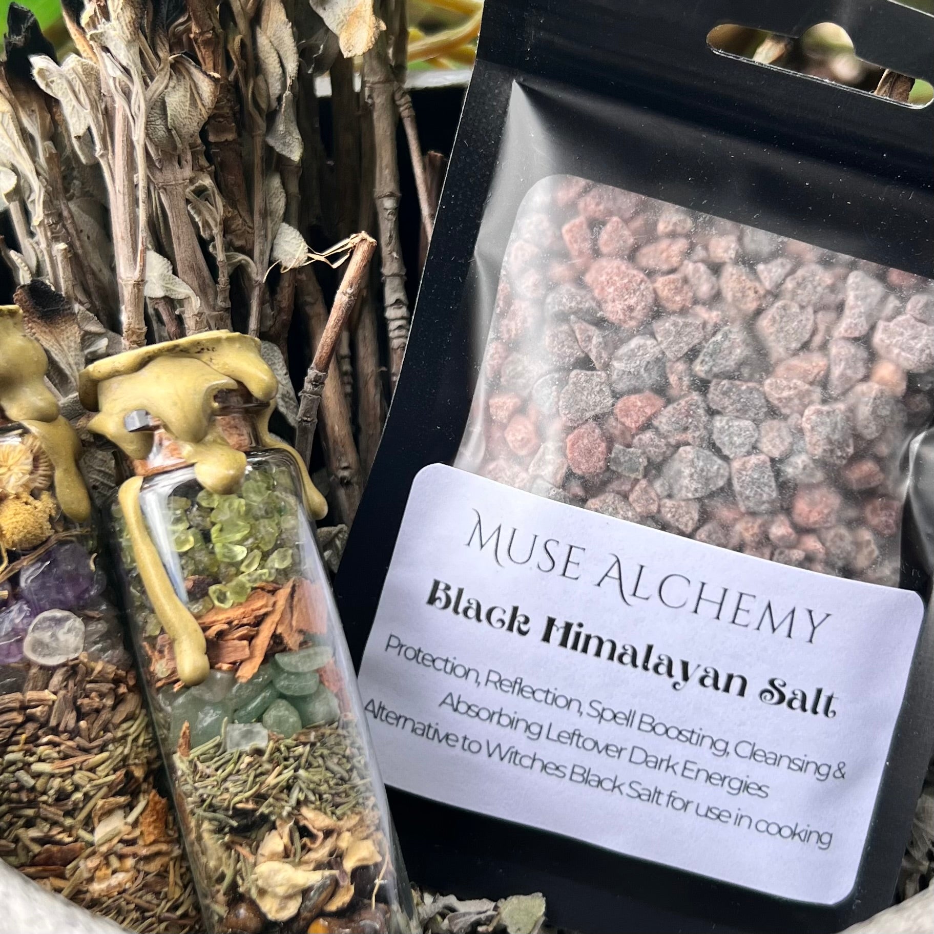 Black Himalayan Salt ~ Muse Alchemy Botanicals